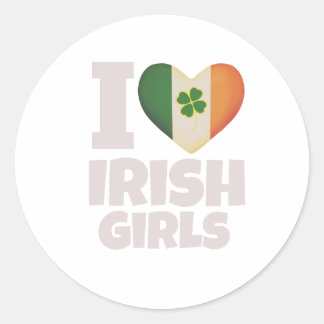 Ich Liebe irish Girls Sticker Schöne. Patrick's