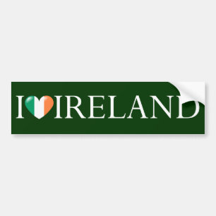"Ich Liebe Irland" Aufkleber Autoaufkleber