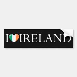 "Ich Liebe Irland" Aufkleber Autoaufkleber