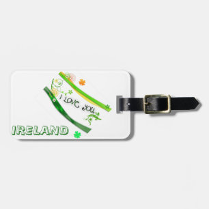 Ich liebe Irland Gepäckanhänger