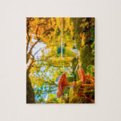 Ich Liebe Irland unsere kleinen Leute Leprechungen Puzzle (Vertikal)