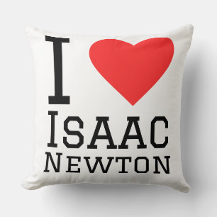Ich liebe Isaac Newton Kissen