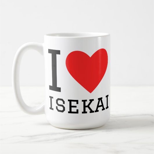 Ich liebe isekai kaffeetasse (Links)