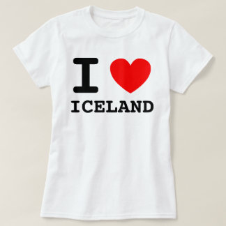 Ich liebe Island-Shirt T-Shirt