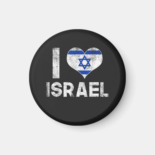 Ich liebe Israel Magnet (Vorne)