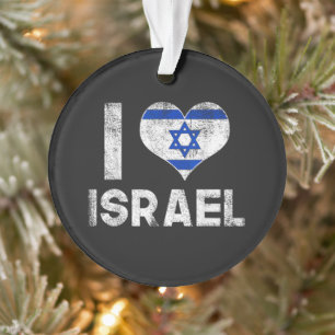Ich liebe Israel Ornament