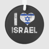 Ich liebe Israel Ornament (Rückseite)