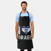 Ich liebe Israel Schürze (Getragen)