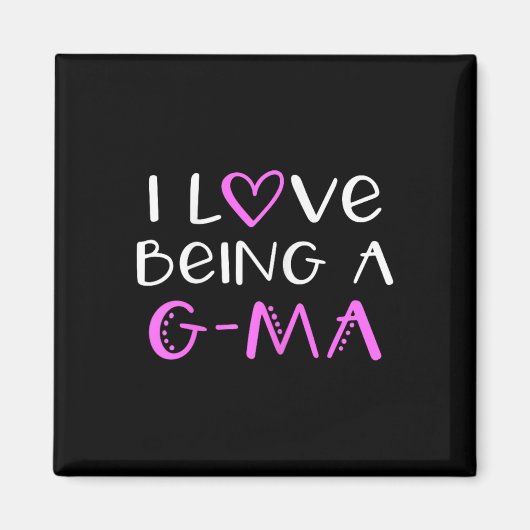 Ich Liebe ist ein G-ma Niedliches Cooles Gma Magnet (Vorne)