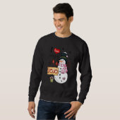 Ich Liebe ist ein Jojo Snowman Weihnachten Weihnac Sweatshirt (Vorne ganz)