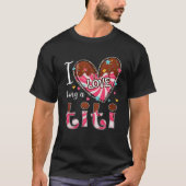 Ich Liebe ist ein Titi Heart Happy Valentine's Day T-Shirt (Vorderseite)