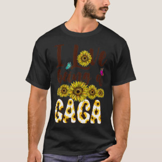 Ich Liebe ist eine Gaga-Sonnenblume T-Shirt