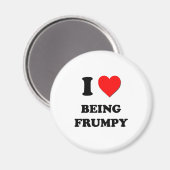 Ich Liebe ist fruchtig Magnet (Vorderseite/Rückseite)