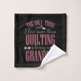 Ich Liebe ist mehr als Quilting Oma. Waschlappen