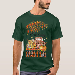 Ich Liebe ist Nana Pumpkin Truck Herbstfall Dank T-Shirt