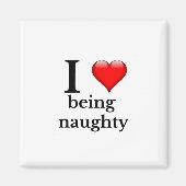 Ich Liebe ist unartig Magnet (Vorne)