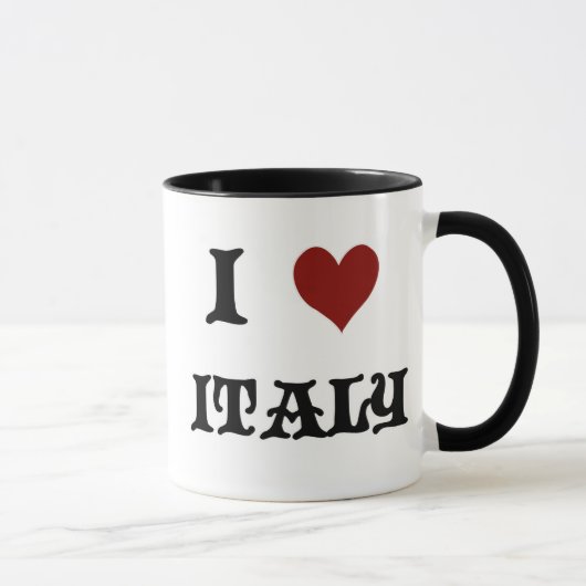 Ich liebe Italien Kaffeetasse (Rechts)