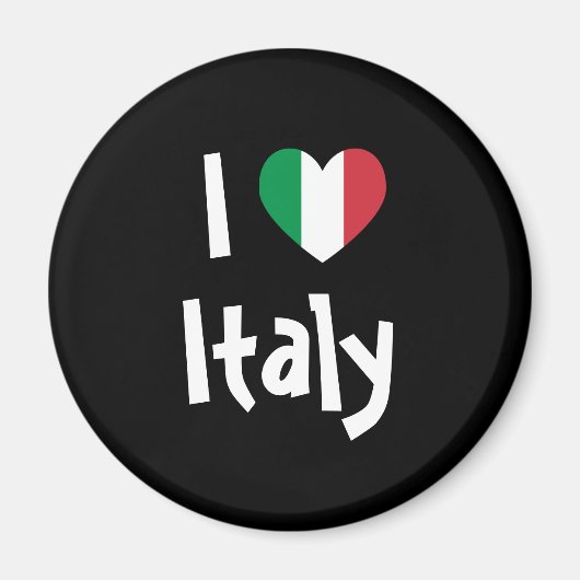Ich liebe Italien Magnet (Vorne)