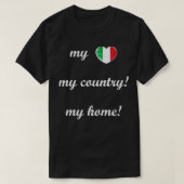 Ich Liebe Italien Meine Zuhause Mein Land 10 T-Shirt (Design vorne)