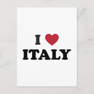 Ich liebe Italien Postkarte