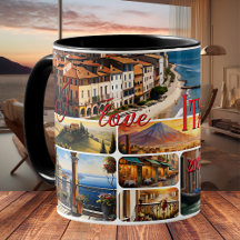 Ich liebe Italien Reise Foto Collage