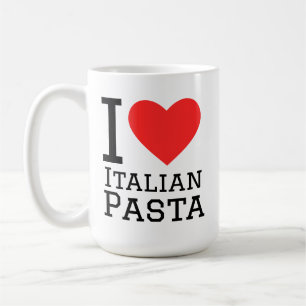 Ich liebe italienische Pasta Kaffeetasse