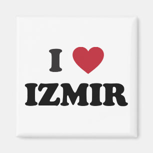 Ich liebe Izmir Türkei Magnet