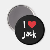 Ich liebe Jack Magnet (Vorderseite/Rückseite)