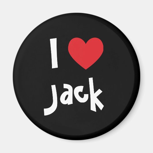 Ich liebe Jack Magnet (Vorne)