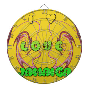 Ich liebe Jamaica.png Dartscheibe