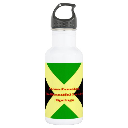 Ich Liebe Jamaika. Das wunderschöne Land der Quell Trinkflasche (Vorderseite)