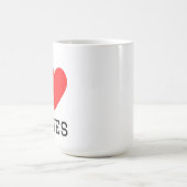 Ich liebe James Kaffeetasse (Mittel)