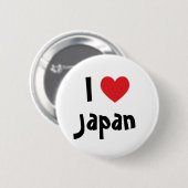 Ich liebe Japan Button (Vorne & Hinten)