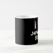Ich Liebe japanische Jungs Kaffeetasse (Mittel)