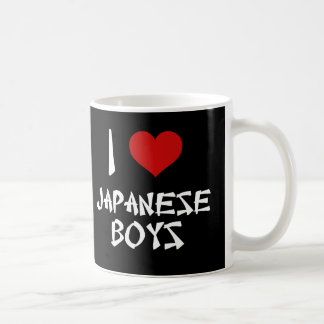 Ich Liebe japanische Jungs Kaffeetasse