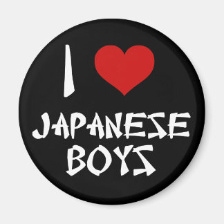 Ich Liebe japanische Jungs Magnet