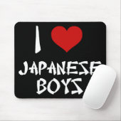Ich Liebe japanische Jungs Mousepad (Mit Mouse)