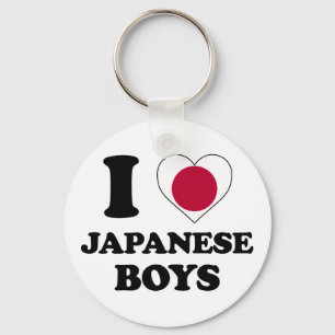 Ich Liebe japanische Jungs Schlüsselanhänger