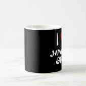 Ich Liebe japanische Mädchen Kaffeetasse (Mittel)