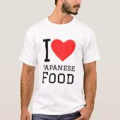 Ich Liebe japanisches Essen T-Shirt (Vorderseite)