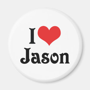 Ich liebe Jason Magnet