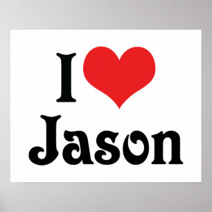 Ich liebe Jason Poster