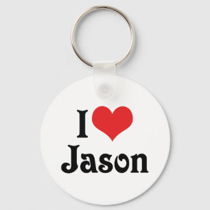 Ich liebe Jason Schlüsselanhänger