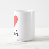 Ich liebe Java  Kaffeetasse (Mittel)