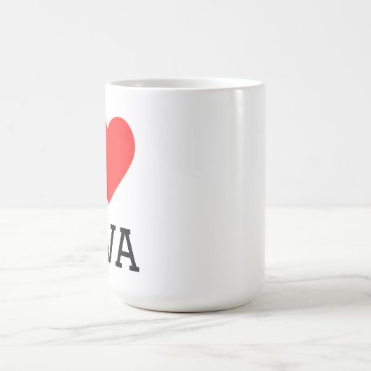 Ich liebe Java  Kaffeetasse (Mittel)