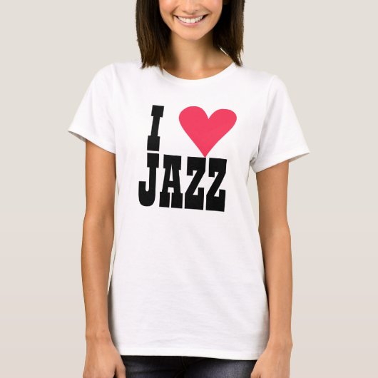 Ich Liebe Jazz oder was auch immer T-Shirt (Vorderseite)