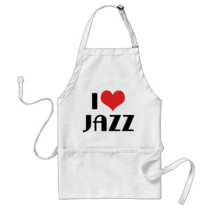 Ich liebe Jazz Schürze