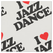 ICH LIEBE JAZZTANZ STOFF (Nahaufnahme)
