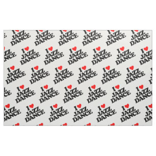 ICH LIEBE JAZZTANZ STOFF