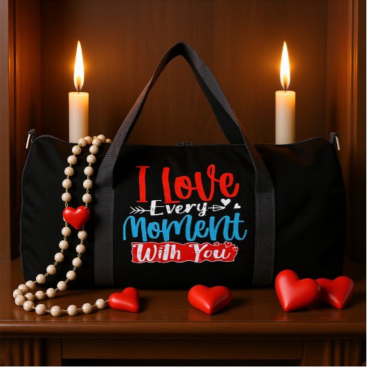 Ich liebe jeden Moment mit dir Duffle Bag